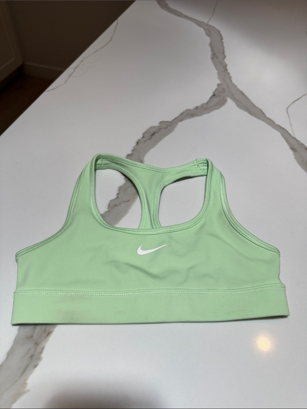 Like New Girls Nike Mint Green Racerback Sports Bra Dri Fit XS